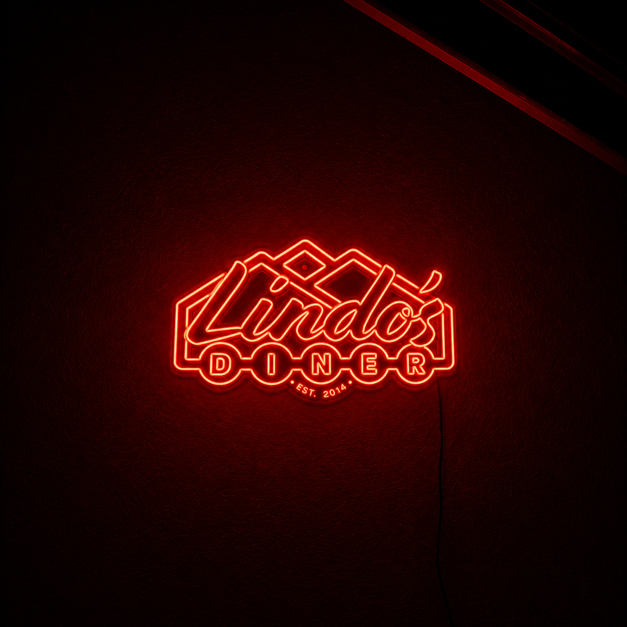 Lindo's Diner Neon Sign